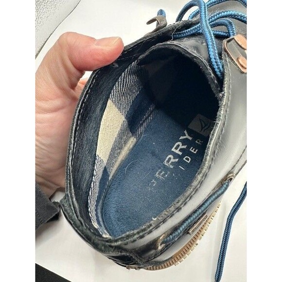 Sperry Authentic Original Chukka Navy Blue Leather Boat Shoe /  Mens 7.5 main image 10